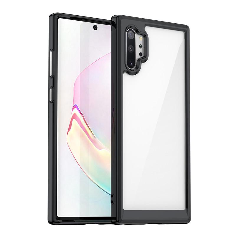 Чехол для Samsung Galaxy Note10+ Чехол для Samsung Galaxy Note10 Plus Чехол 6,8 дюйма Цветной мягкий силиконовый прозрачный бампер