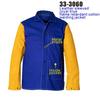 Weldas Leather Sleeve Flame Retardant Cotton Welding Royal Size [YELLOWJACKET] Jacket, 33-3060XL, Blue, XL.