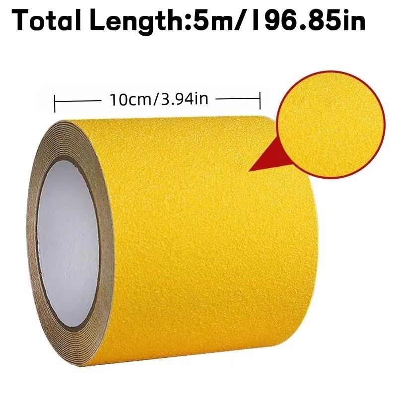 1PC 5mx10cm Anti-slip Tape Outdoor Anti Slip Stickers Anti Slip Strong Adhesive Safety Traction Tape Stairs Floor