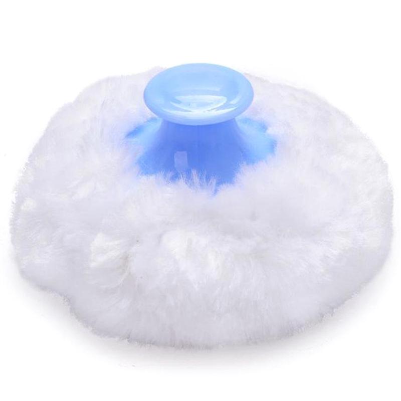 A71Z 2X Baby Soft Face Body Cosmetic Powder Puff Sponge Box Case Container (Blue)