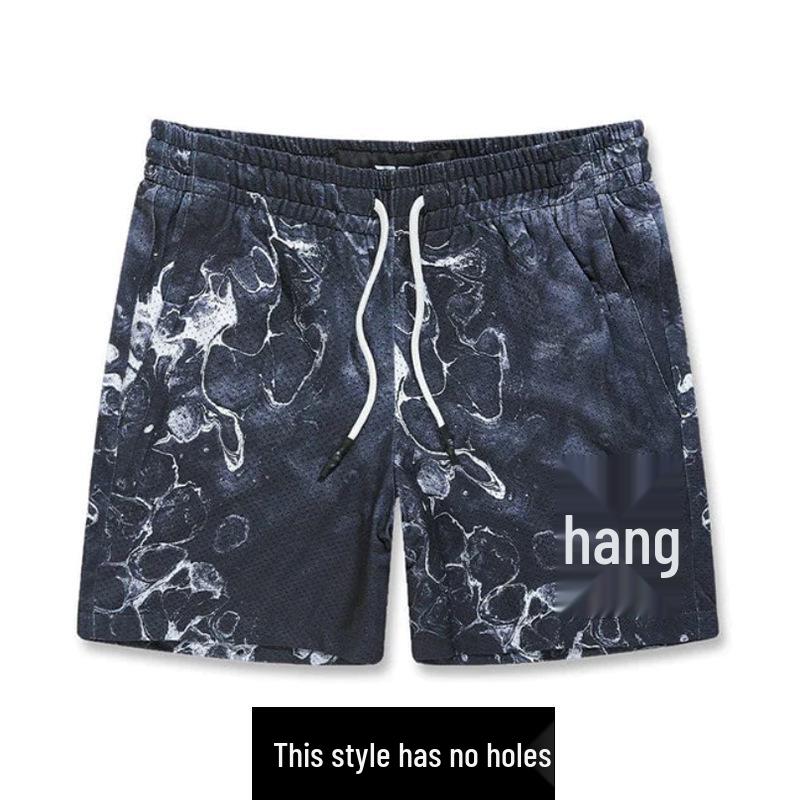 American Trendy Unisex Mesh Quick-Dry Summer Sports Shorts for Casual Beach, Fitness, and Basketball. XXL