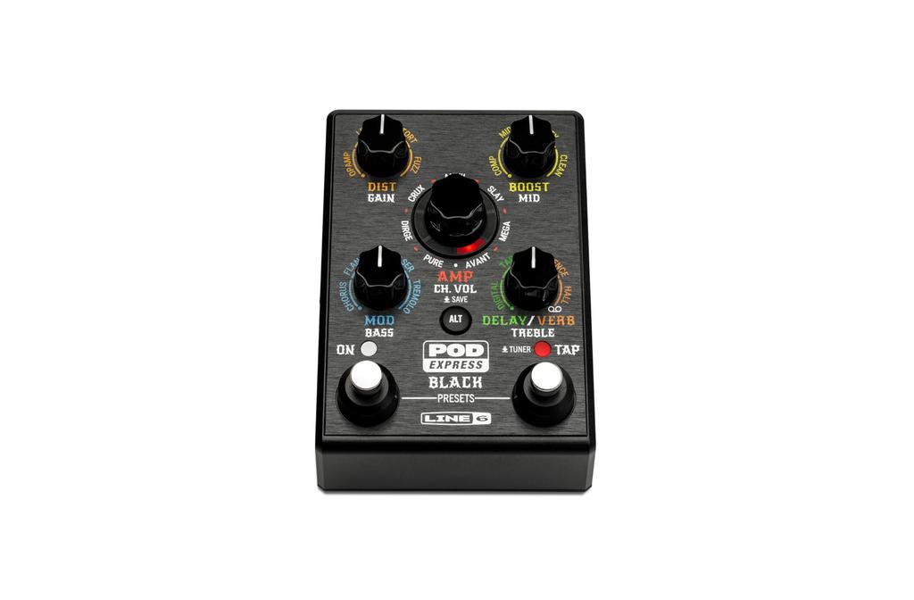 Line 6 POD EXPRESS GUITAR BLK Amp Processor Simulator/Effects Multi-Effects