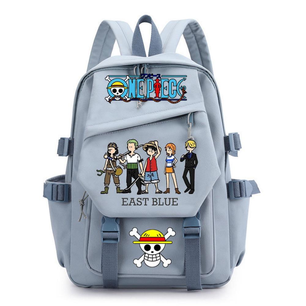Anime ONE PIECE Schoolbag Children's Backpack Primary School Bag Male and Female Junior High School Students College Students Campus Backpack