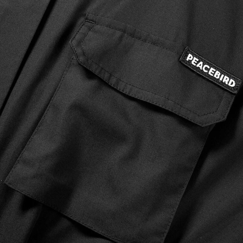 Peacebird Women's Workwear Lapel Long Summer Dress