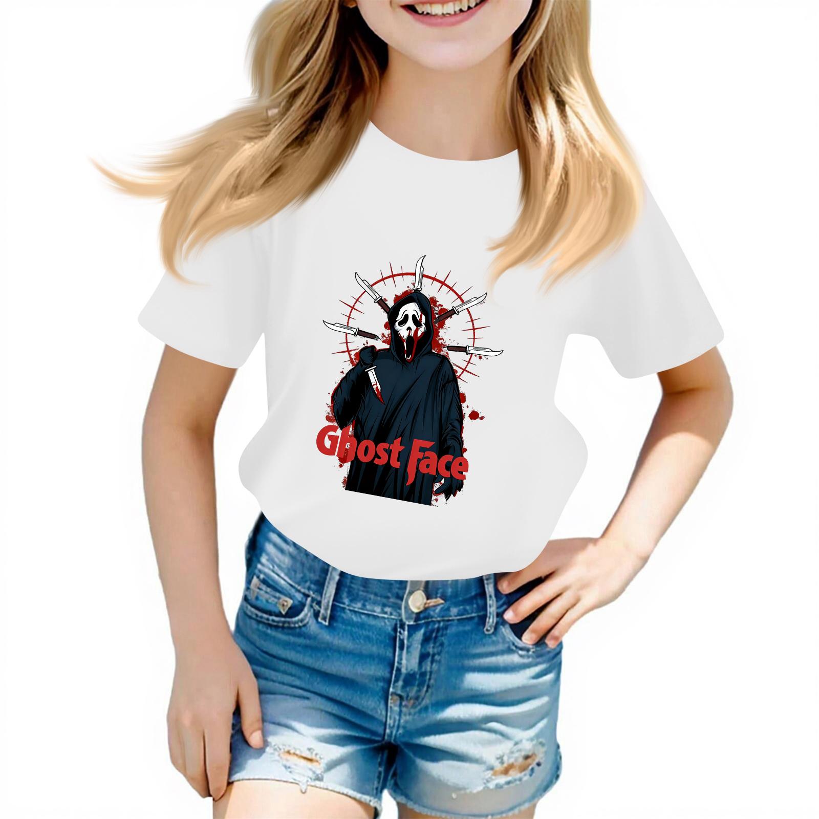 

Children s Fashionable Casual Printed Short-Sleeve Top 160