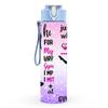 1PC Just A Girl Who Loves Gymnastics Art 750ml Color Plastic Sports Water Bottle Leakproof Flip Straw Lid Suitable for Sports Office Home Use