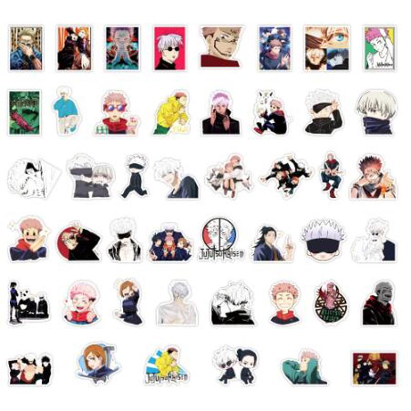 50Pcs Jujutsu Kaisen Stickers Decal