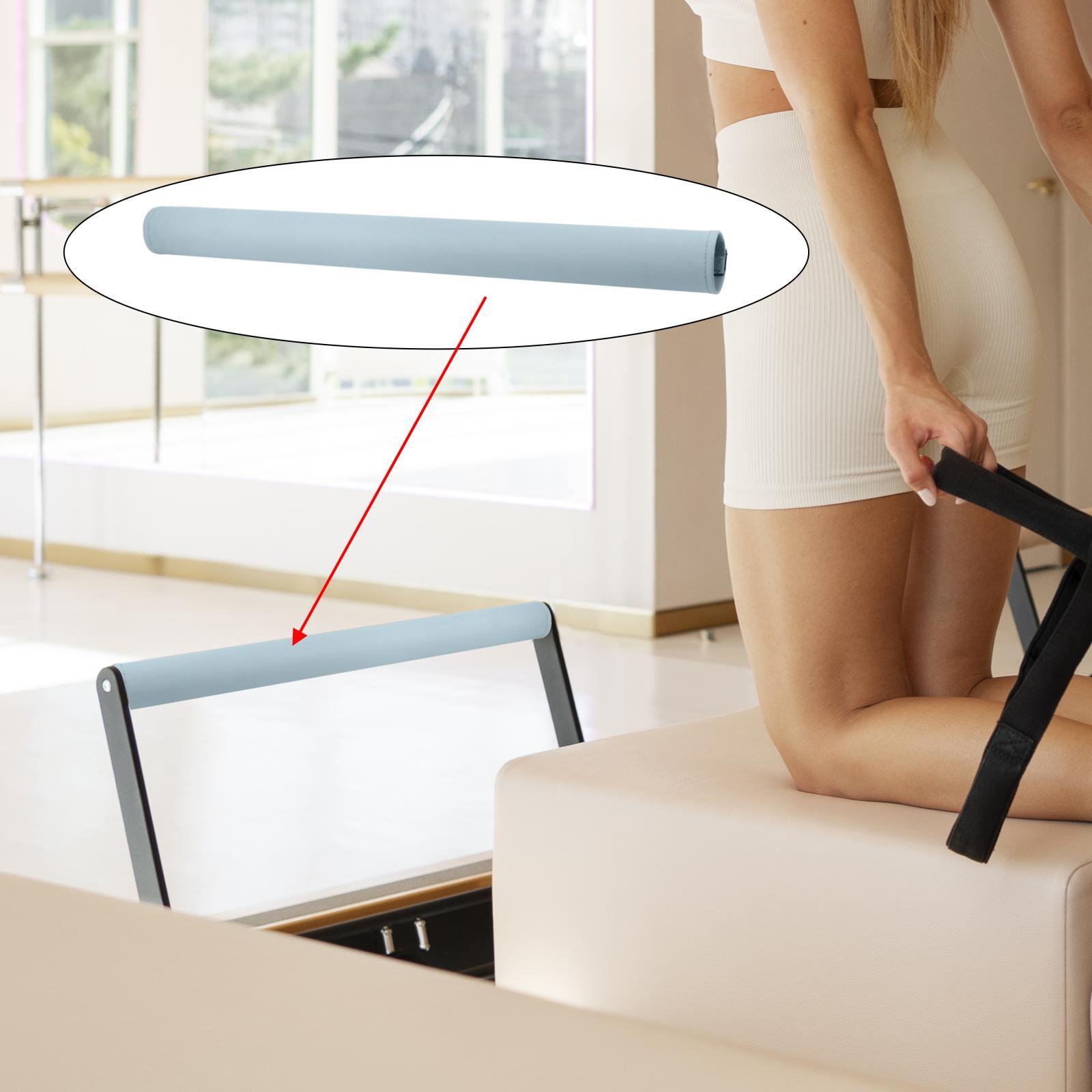 

Чехол для планки пилатес-реформера, ПУ материал, сердцевина, аксессуар для кровати, нескользящая ручка, рукав для захвата, протектор для фитнес-машины озеро синий