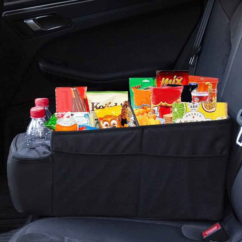Multifunction Car Storage Bag Oxford Fabric Car Organizers Multiple Compartment for Easy Installation Removal in Any Vehicle