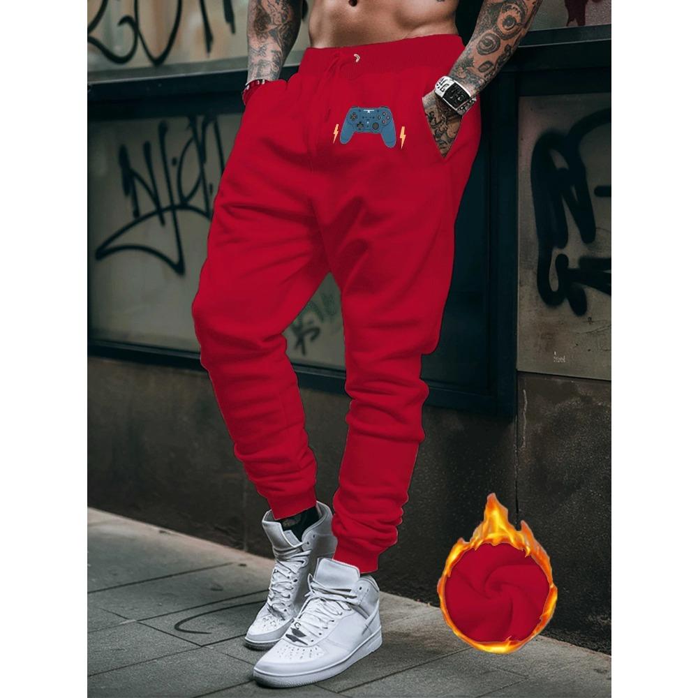 Mens Print Lounge Pants New Style Autumn Winter Male Fashion Streetwear Casual Sweatpants