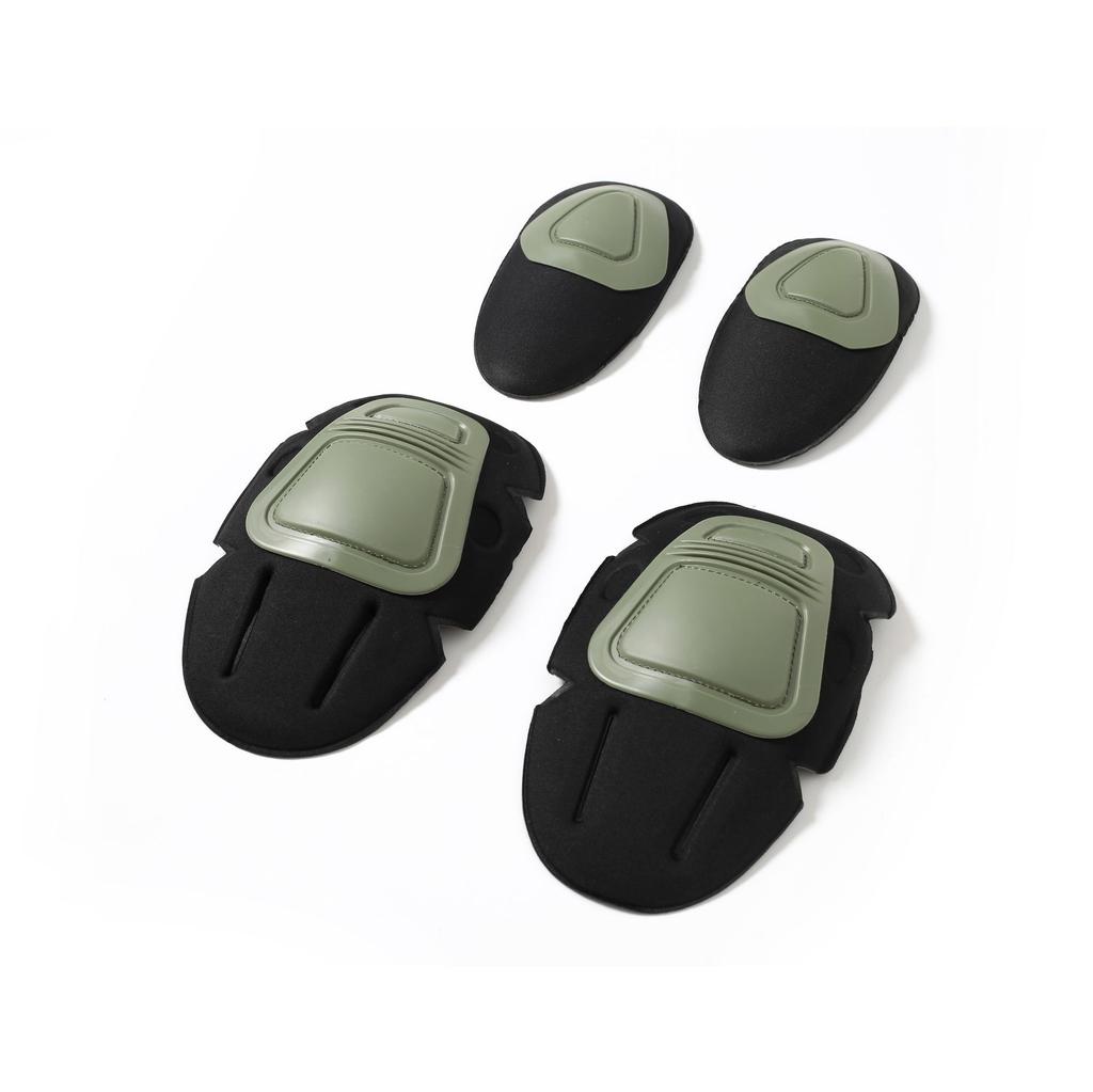 4-Pieces One Size Outdoor Cycling Hunting Tactical Elbow Knee Pads Fitness Protection