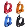 Aluminiumlegierung Fahrradsattelstützklemme Schnellspanner Fahrradsattelstütze Rohrklemme für Mountainbike Rennrad Falträder