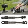 2Pcs Rear Shock Absorber Remote Control Car Shock Absorbers for WLtoys 2428 1/24 RC Crawler Car Black