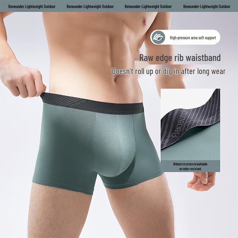 beneunder Men's Modal Underwear 3-Pack
