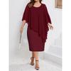 Spring Summer New Women's Fashion Solid Sleeveless Chiffon Shawl Bodycon Dress, European American Style Casual Party Dress for Women