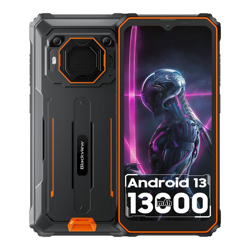 Refurbished Blackview BV6200 Pro Smartphone 18GB RAM 128GB ROM Android 14 Rugged Phone