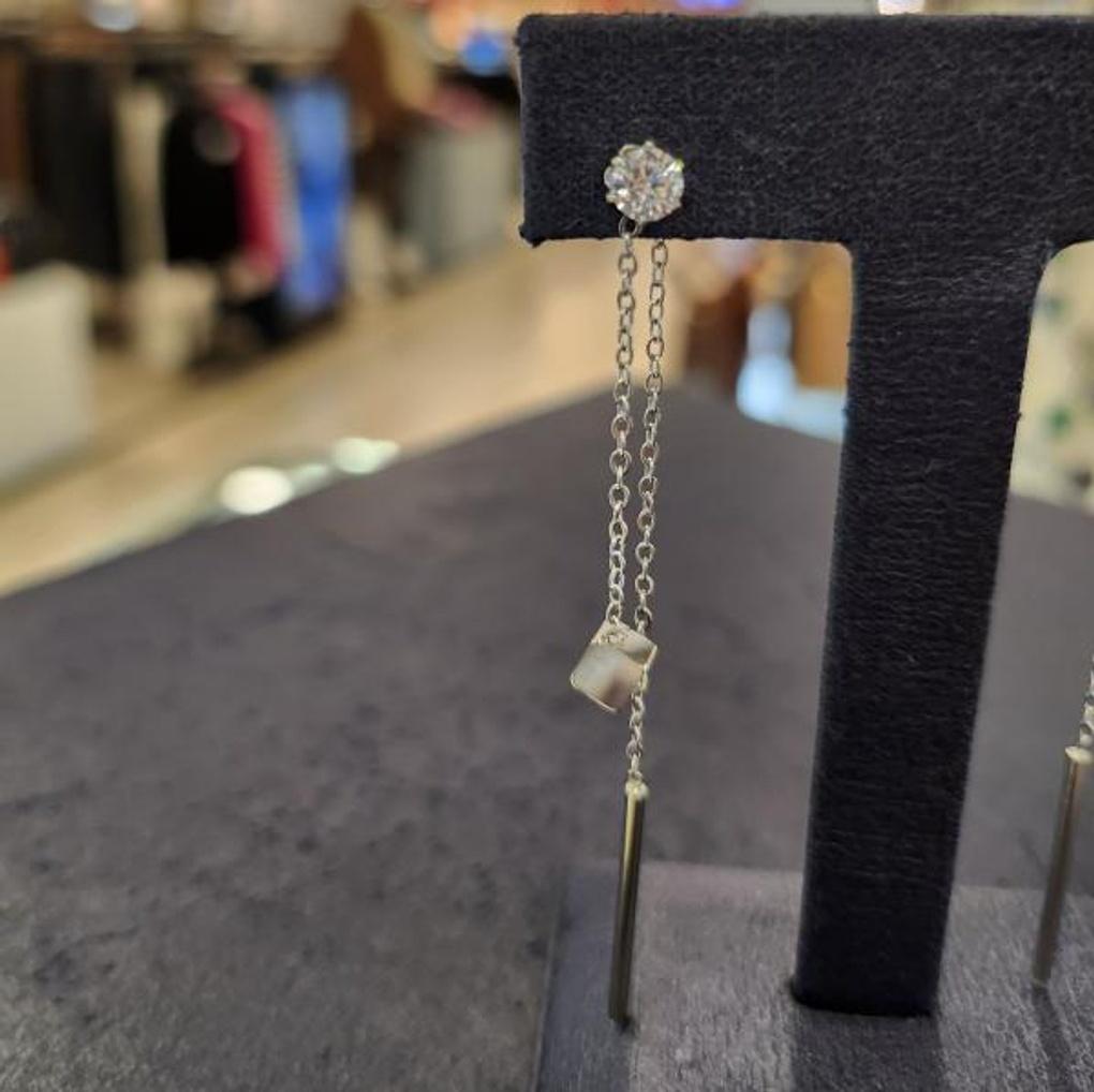 ARTRIA Surgical Steel Drop Earrings EWSSESC0016WHF