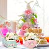 12pcs Tea Party Flower Boxes Floral Teapot Centerpieces for Spring, Birthday, Shower, Wedding, Anniversaries Cardboard Decoration Easter Room Decor