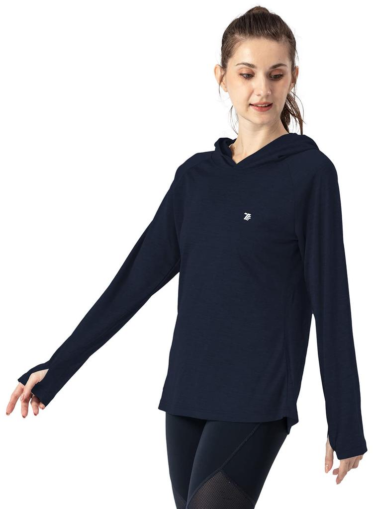 Gopuune Outdoorové Tréninkové Dlouhé Sportovní Střih a Tréninkové Fitness UV Dostupné ve 21 Barvách Velikost Dámská Mikina, Tričko, Mikina, Pulovr, Rukáv,