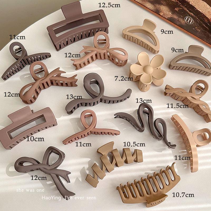 Exquisite Acrylic Claw Clip for Thick Hair - Large High-End Shark Hairpin