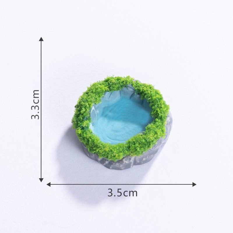 Simulations-Poolturm Gartenlandschaft Dekoration Zubehör Mikrolandschaft Miniatur Mini-Ornamente