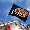 Pizza Graphic Outdoor Flag Durable Banner for Pizzerias Cafes Food Trucks or Celebrations