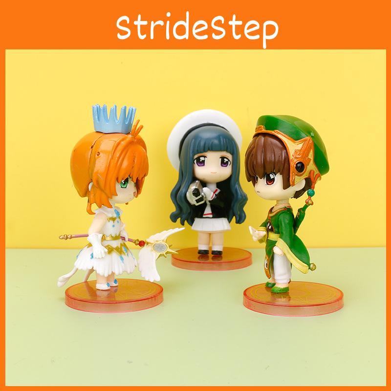 Charming Pvc Cardcaptor Sakura Collectible Cake Decoration Figures With Six Designs