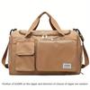 Unisex Large Capacity Travel Bag Nylon Sports Gym Tote Bags for Women Weekender Overnight Duffle Bag with Shoe Compartment