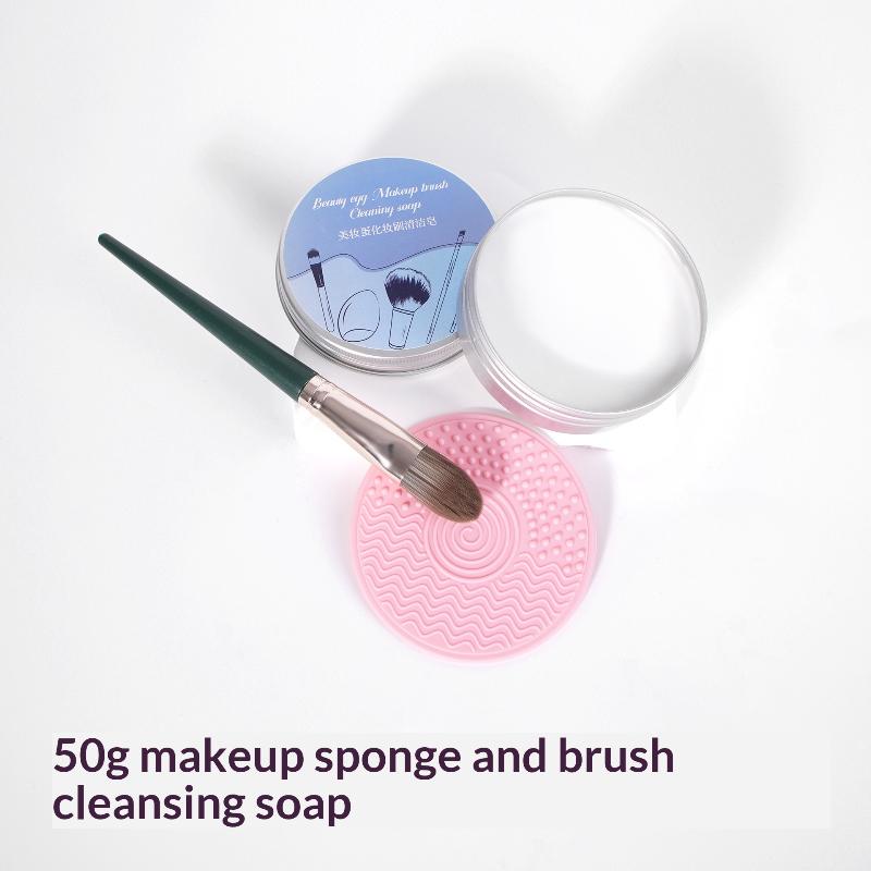 Outdoor Portable Makeup Brush Cleaner Efficient Natural Soap one size