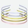 5mm Wide Colorful Thin Hairband Headdress Simple Basic Face-Washing Headband Temperament Hair Hoop Kid's Hair Accessories