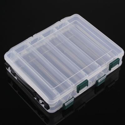 MUQZI Sports Accessory Double Layers Fish Lure Bait Hook Tackle Box Fishing Tool Storage Case Container