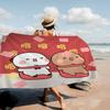 Linda Toalla de Baño DUDU BUBU Microfibra Suave Absorbente Transpirable Para Niña Niños Decorativa Dibujos Animados Toalla de Playa