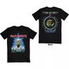 Classic Rock Metal Band Tshirt Iron Maiden T Shirt World Slavery Tour 84-85 Band Logo