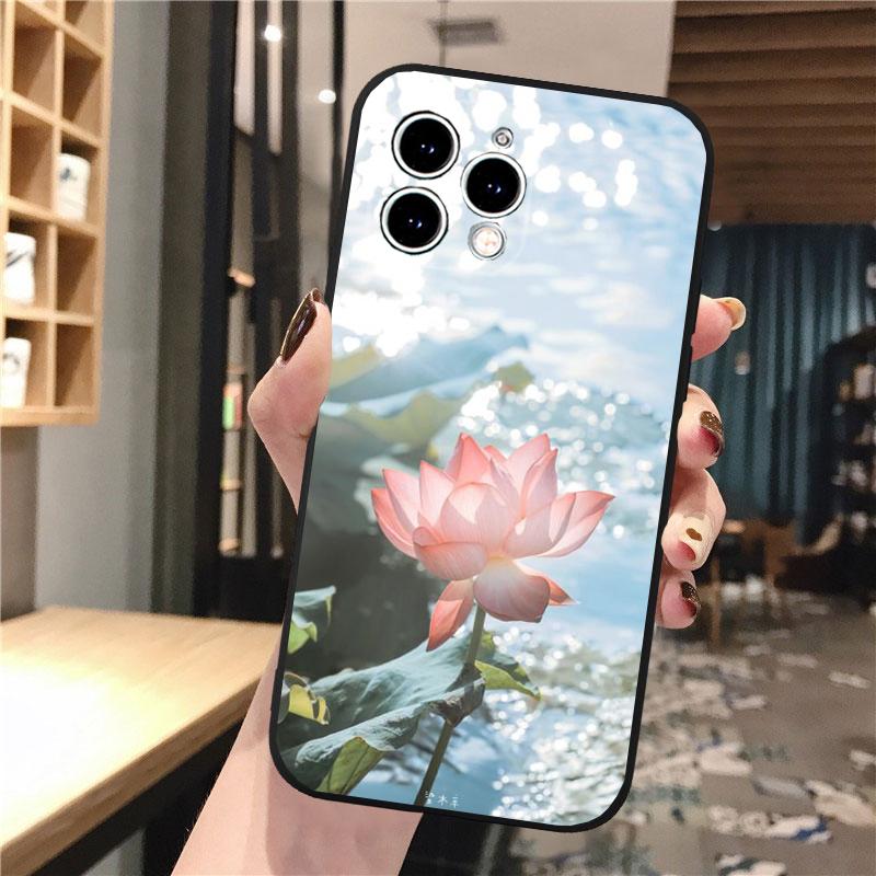 Lotusblumen-Handyhülle Für iphone 17 Pro Max 17 Pro Air 16 15 14 13 Pro Max 15 16 Pro 15Plus