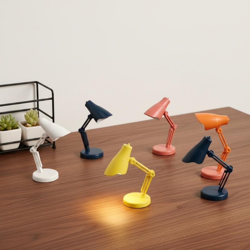 Mini Lamp Refrigerator Sticker Decorative Magnetic Sticker Cute Night Light Refrigerator Decoration Magnet