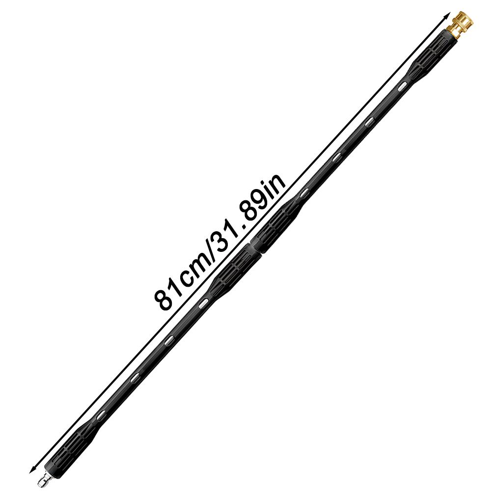 Hochdruckreiniger Verlängerungsrohr - 1/4'' Schnellkupplung M14 Gewinde Verstärkte technische Kunststoffhülle für Hochdruck-Wasserpistole