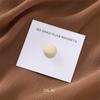 New 54color Matte Silk Scarf Hijab Magnet Brooch Strong Magnetic Buttons Round Shawl Dual-use Collar Clip Cufflinks