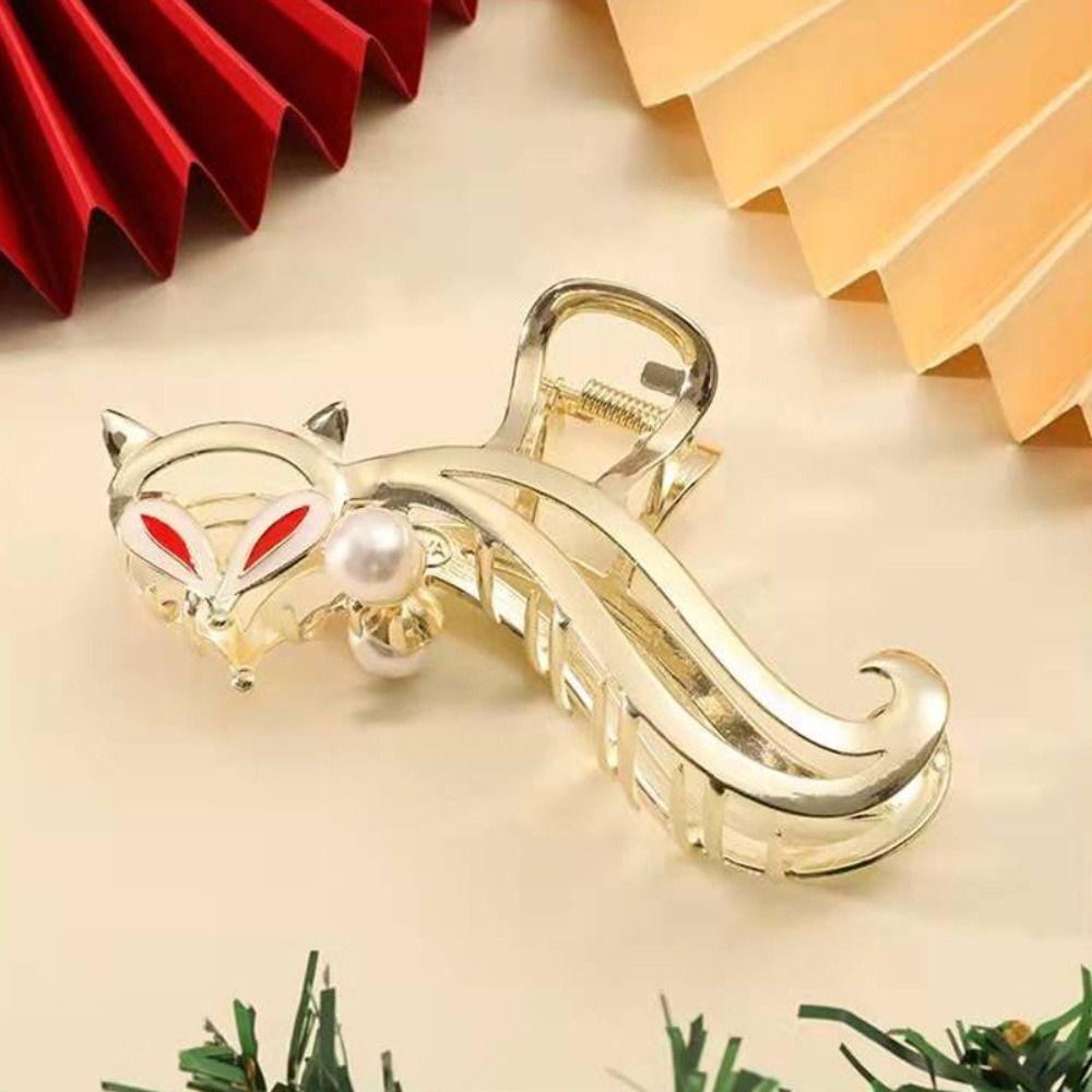 Metal Material Metal Hair Claw Hollow Design Hair Barrettes Party Hair Accessories