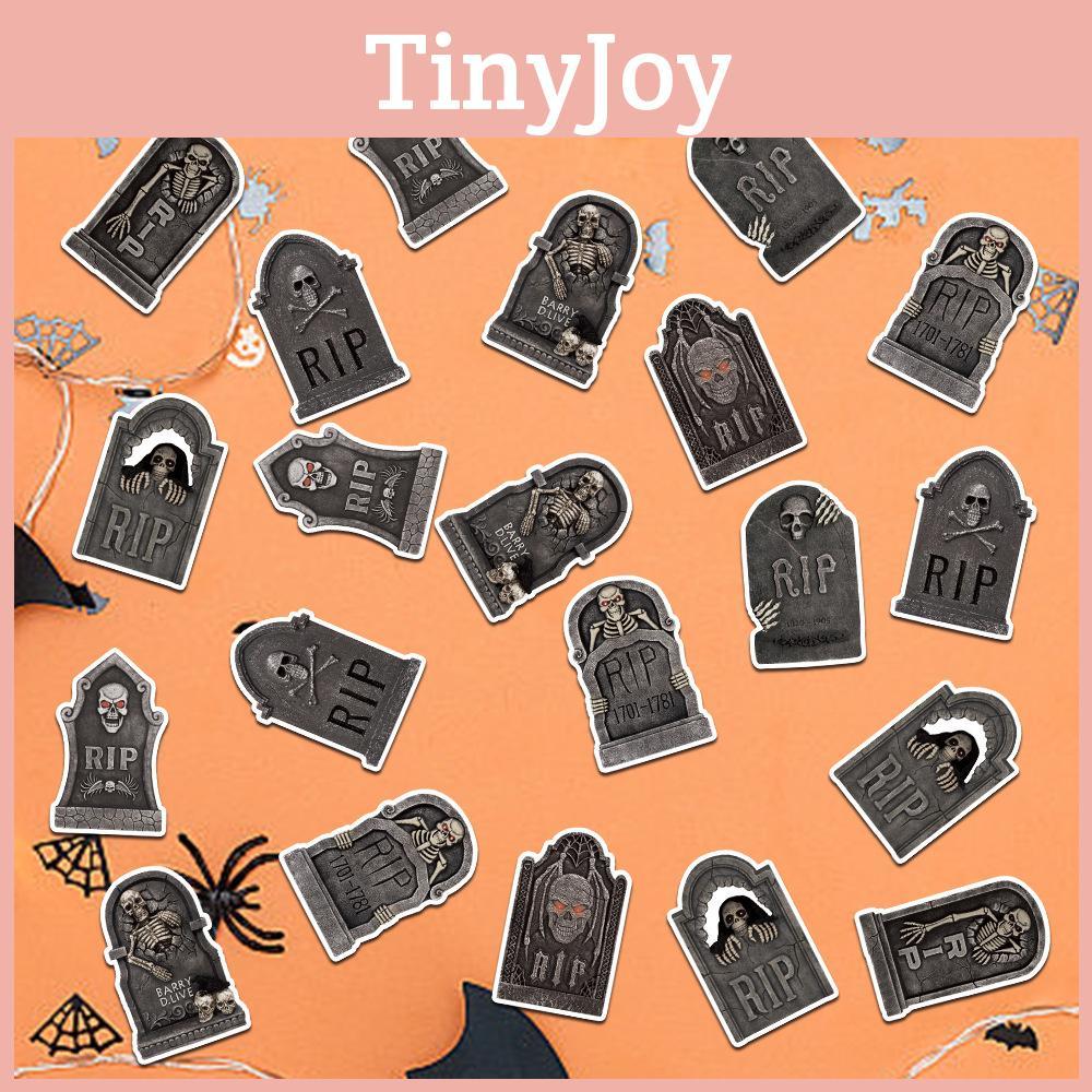 Skeleton Theme Tombstone Confetti Halloween Party Decoration Props Throwing