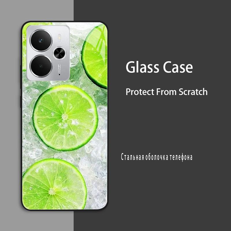 

Tempered Glass Cases For Realme 14 5G Case Hard PC Phone Back Cover for Realme 14 5G Global Protection Shells Realme14 5G 2025 For Realme 14 5G