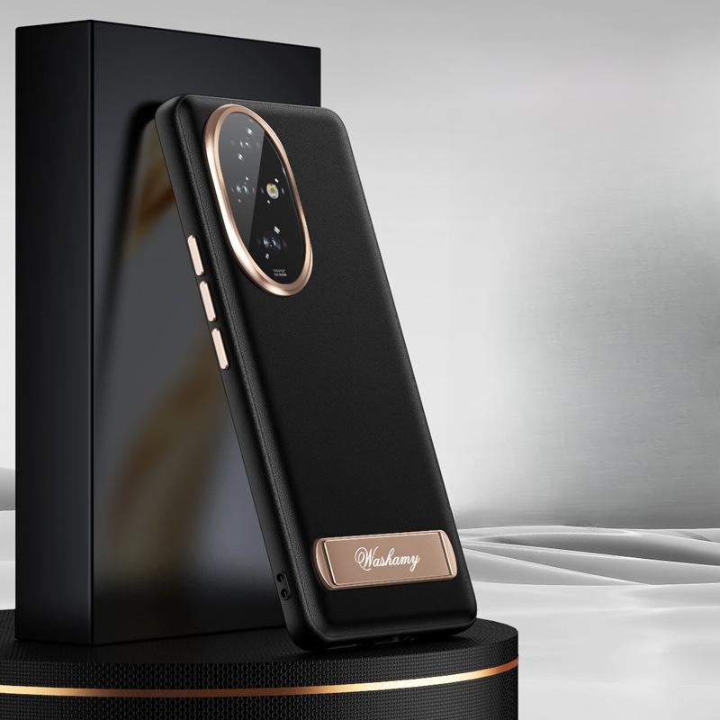 Suitable for The HONOR 200pro Phone Case and Lens Full Cover Business Men's High-end Leather Case