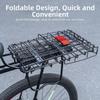 Portapacchi Posteriore Robusto per Mountain Bike Zaino da Ciclismo per Trasporto Accessori per Biciclette Pieghevoli per Bambini
