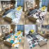 Living Room Carpet Geometric Abstract Ink Painting Carpet Coffee Table Sofa Bedroom Bedside Carpet