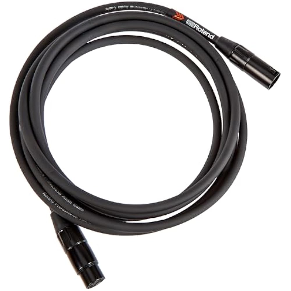 

Roland Roland Microphone Cable RMC-B10 3m Long XLR Cannon Cable XLR Distribution Equipment Music ...