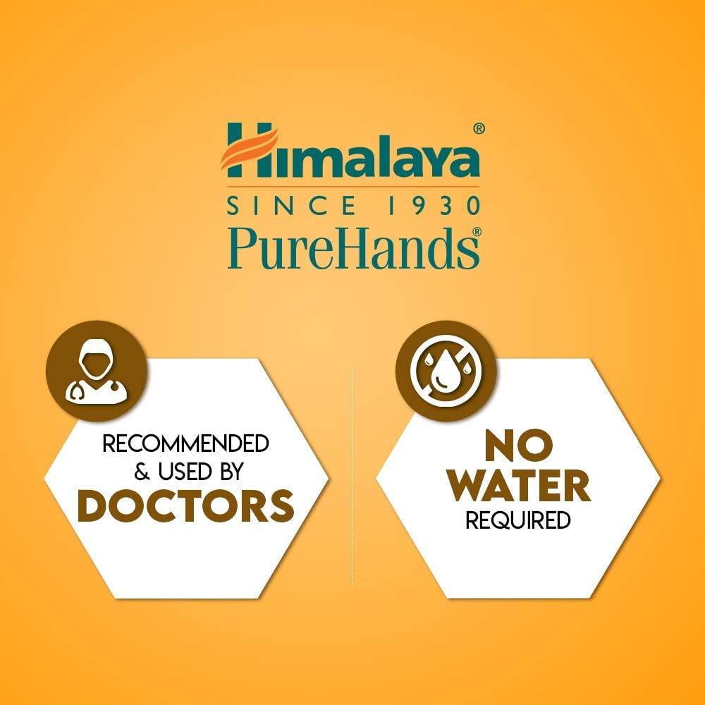 Himalaya Pure Hands Orange Hand Sanitizer 100ml Pack Of 1 Alcohol Based Quick Drying Gel For Germ Protection And Fresh Clean Hands