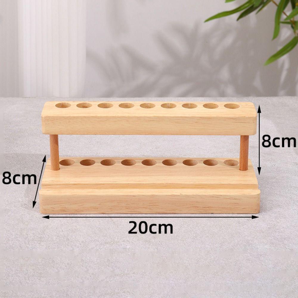 Multifunction Walnut Pens Holder 9/15 Slots Toothbrush Holder  Desktop Ornaments