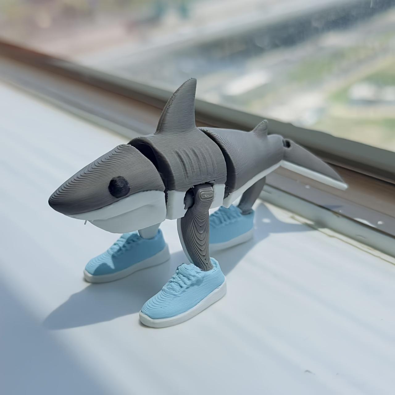 

[Tralalero Shark Ornament] Abstract & Playful Art Desktop Ornament, Perfect for Halloween Christmas Gifts&Year-Round Room Decor