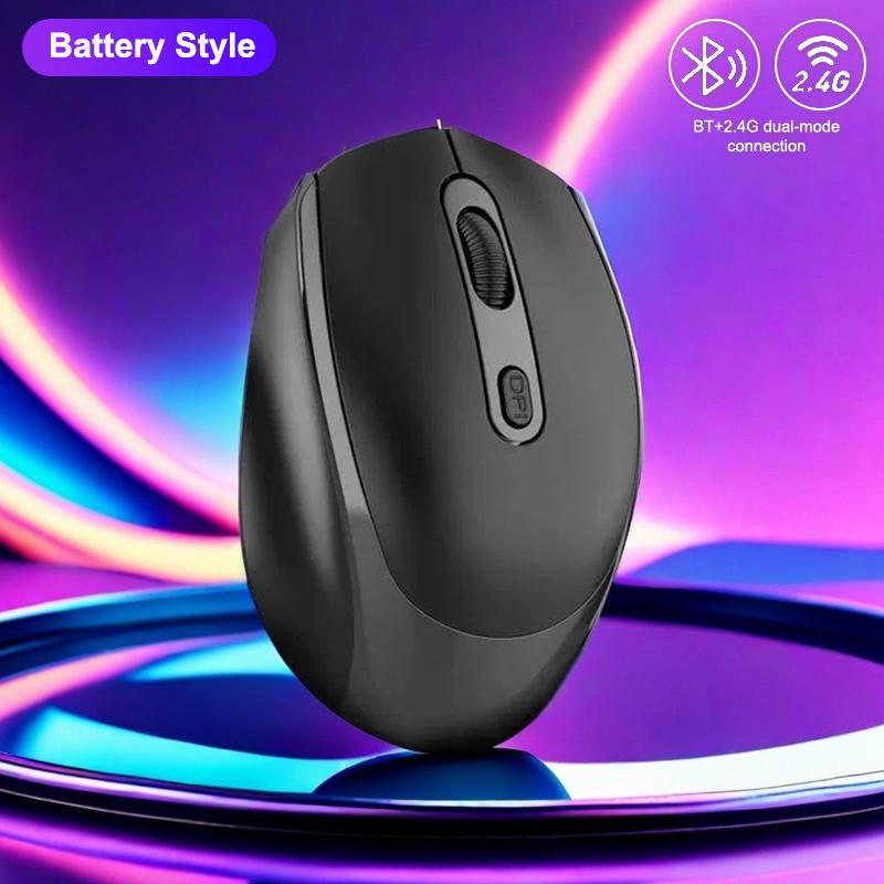 Mouse Wireless USB Ricaricabile Bluetooth Silenzioso 2.4G Mouse da Gioco Ergonomico per Macbook Notebook PC Laptop Ufficio