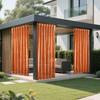 Wasserdichte Fenstermatte Terrasse Außenpavillon Transparenter Sichtschutz Vorhang Außen Fertigprodukt Selbstbau Vorhang