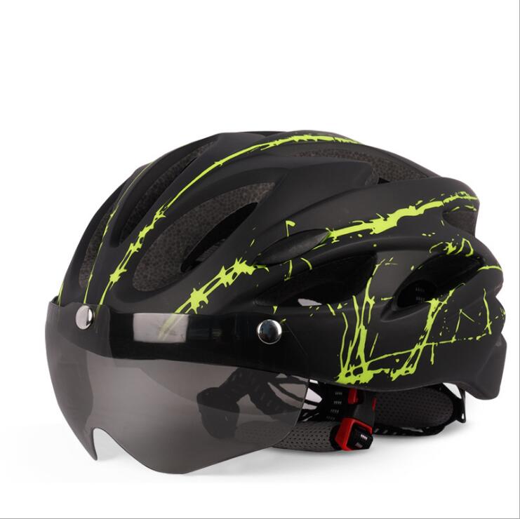 Cycling Helmet with Goggles for Men and Women Bicycle Ultralight Helmet Equipment